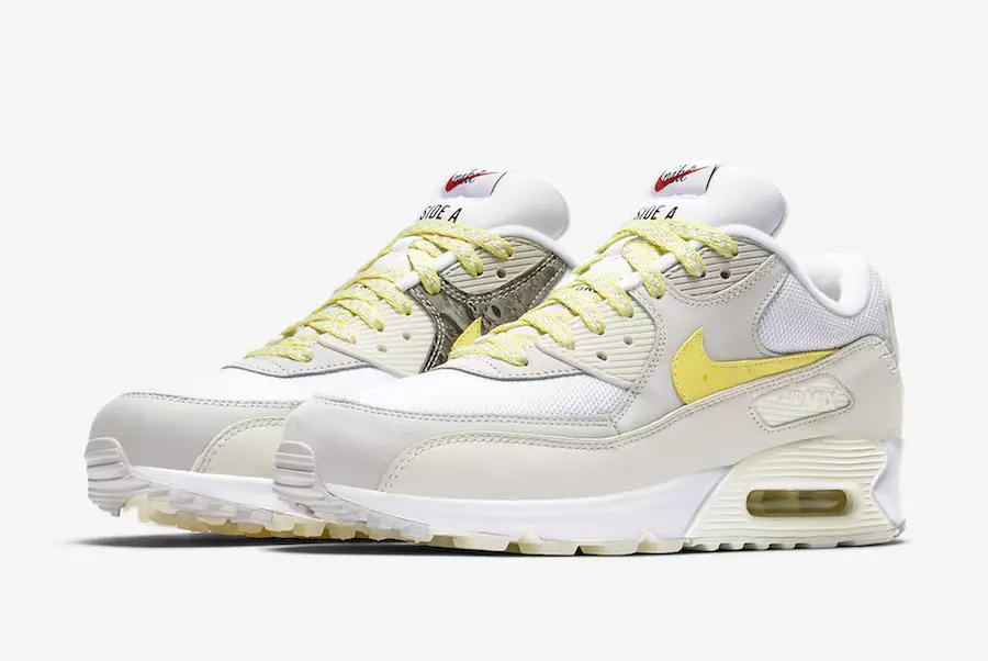 Nike Air Max 90 Premium Lemon Frost Mixtape CI6394-100 Utgivelsesdato