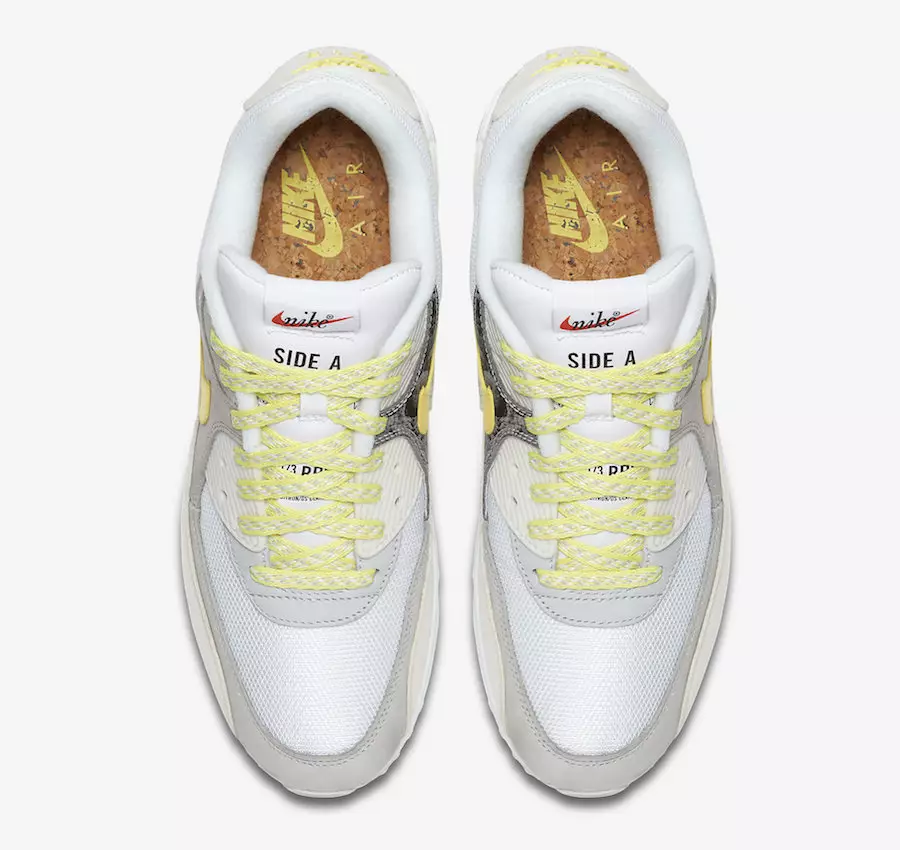 Nike Air Max 90 Premium Lemon Frost Mixtape CI6394-100 Дата выпуску