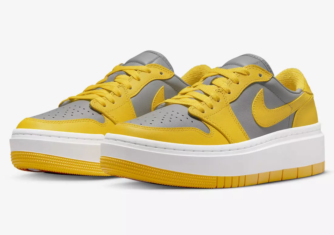 A Yellow and Grey Air Jordan 1 Elevate Low On The Way