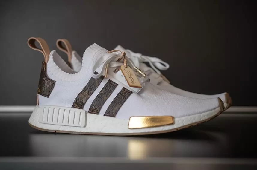 Крэйг Дэвід паказвае хворы Louis Vuitton Adidas NMD Customs