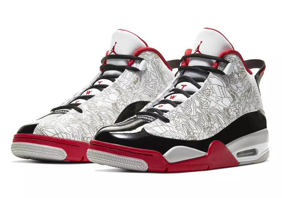 Jordan Dub Zero OG Blanco Negro Rojo Fecha de lanzamiento