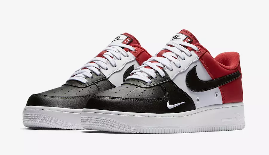 Nike Air Force 1 Пойши пасти сиёҳ Чикаго Буллз Мини Свуош 823511-603