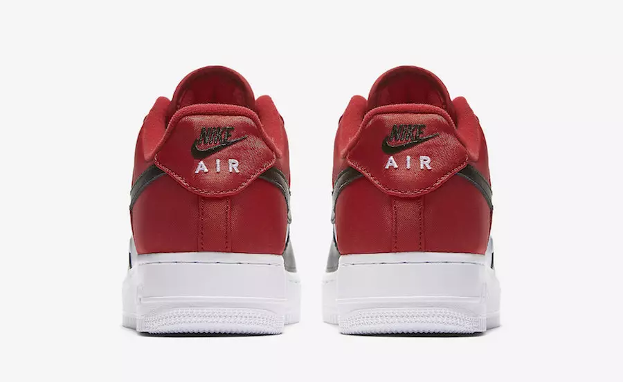 Nike Air Force 1 დაბალი შავი თითი Chicago Bulls Mini Swoosh 823511-603