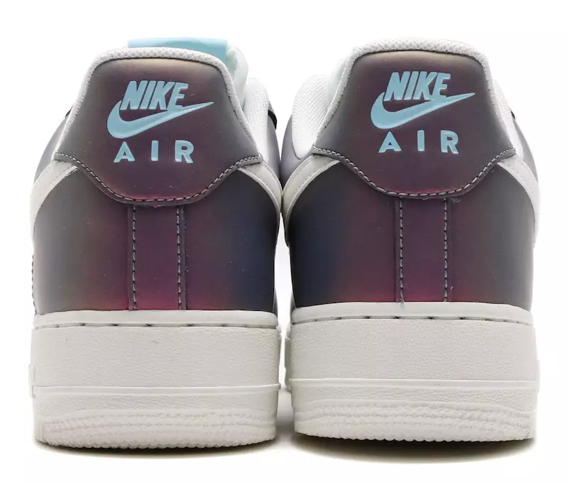 Nike Air Force 1 07 LV8 Iridescent Pack Шығарылған күні Көк Өкшесі