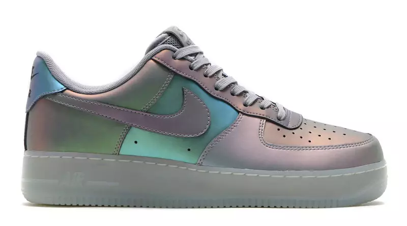 Nike Air Force 1 07 LV8 Iridescent Pack გამოშვების თარიღი ანტრაციტი