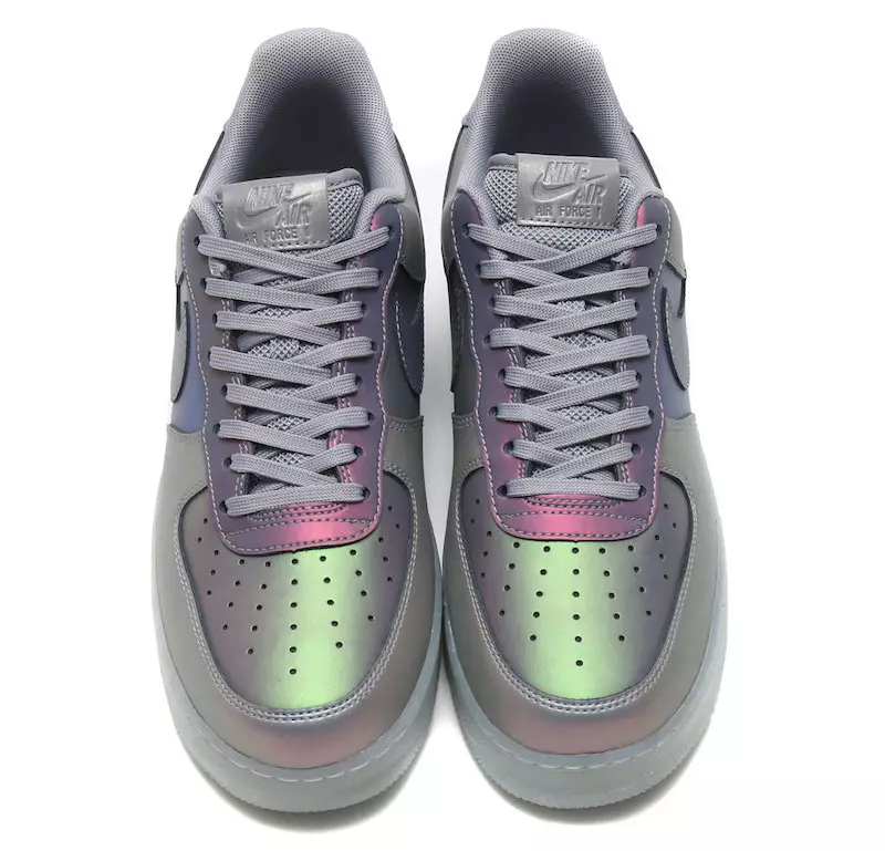 Nike Air Force 1 07 Pacáiste Iridescent LV8 Dáta Eisiúna Antraicít Barr