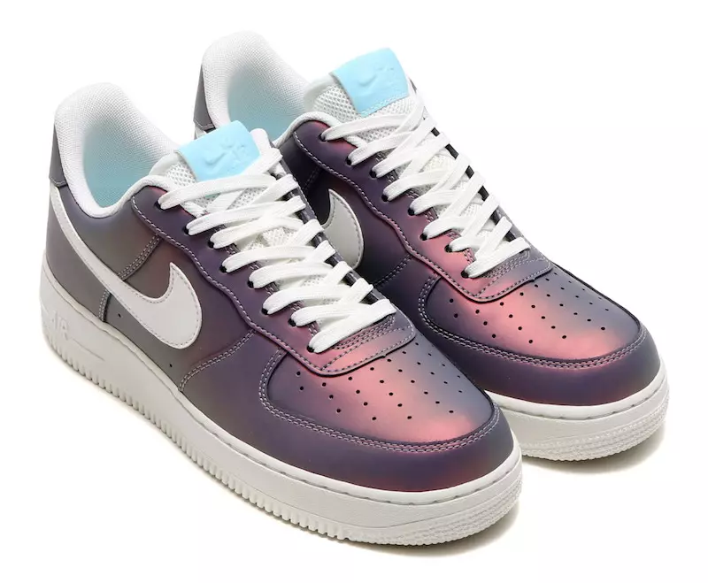 Nike Air Force 1 07 Pacáiste Iridescent LV8 Dáta Eisiúna Fós Gorm