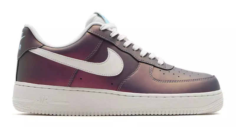 Nike Air Force 1 07 LV8 Iriscent Pack Väljaandmiskuupäev Endiselt sinine