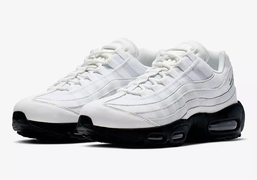 Nike Air Max 95 Release v nadčasovej bielej a čiernej farbe