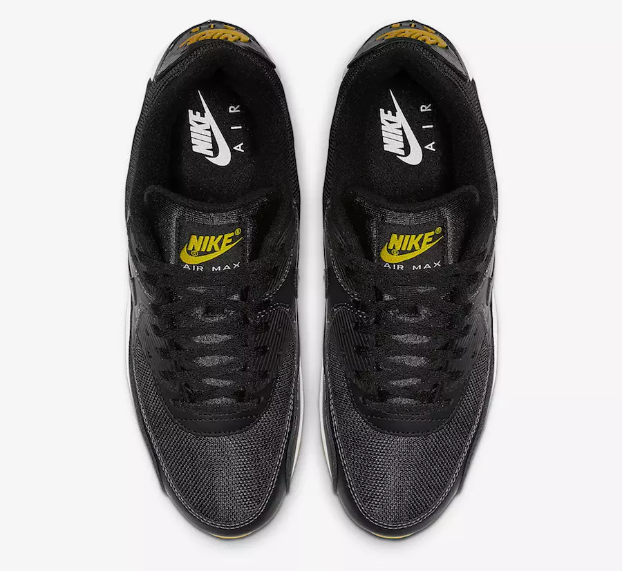 Nike Air Max 90 Negre Groc AJ1285-022 Data de llançament