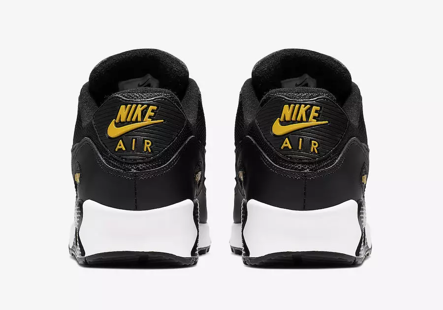 Nike Air Max 90 Black Yellow AJ1285-022 Tarikh Tayangan