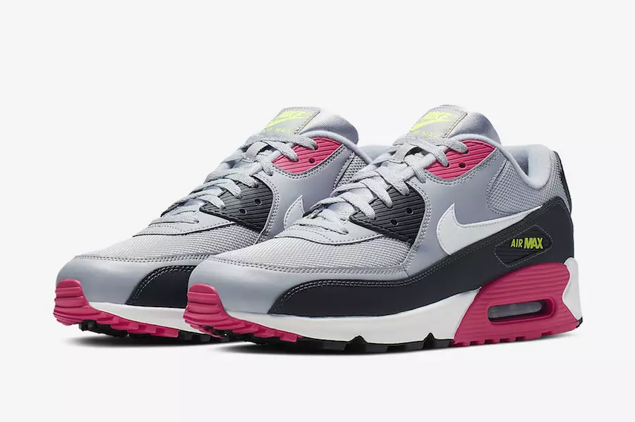 Nike Air Max 90 Grey Pink Volt AJ1285-020 გამოშვების თარიღი