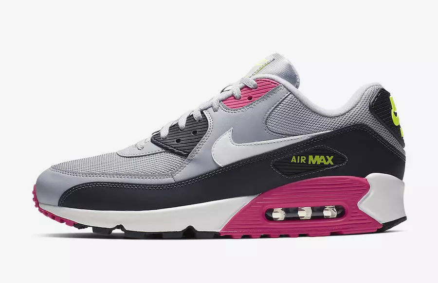 Nike Air Max 90 Szary Różowy Volt AJ1285-020 Data premiery