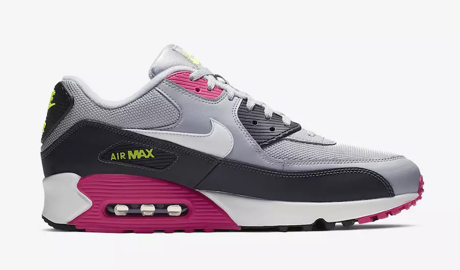 Nike Air Max 90 сұр қызғылт вольт AJ1285-020 шығарылым күні