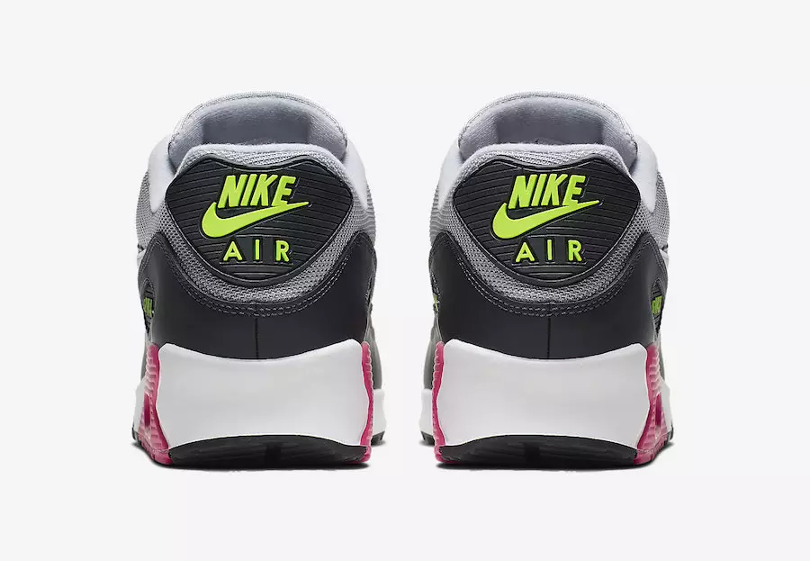 Nike Air Max 90 Grey Pink Volt AJ1285-020 Data de llançament