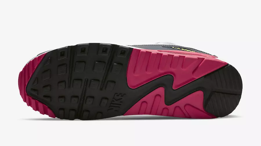 Nike Air Max 90 Harmaa Pinkki Volt AJ1285-020 Julkaisupäivä