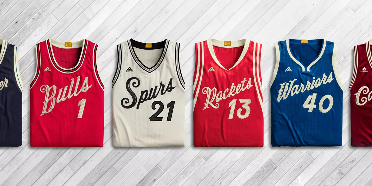 Jól NBA adidas búningarnir 2015