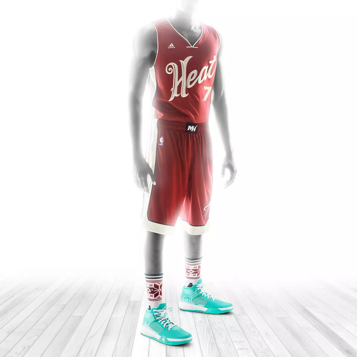 Weihnachten NBA adidas Uniformen 2015