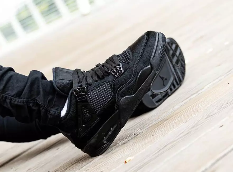 Air Jordan 4 Black Pony Hair CK2925-001 Fecha de lanzamiento