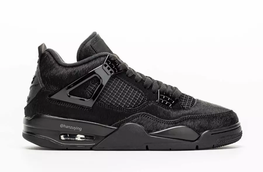 Air Jordan 4 Pony Hair Black Cat Bovine Fur CK2925-001 Útgáfudagur