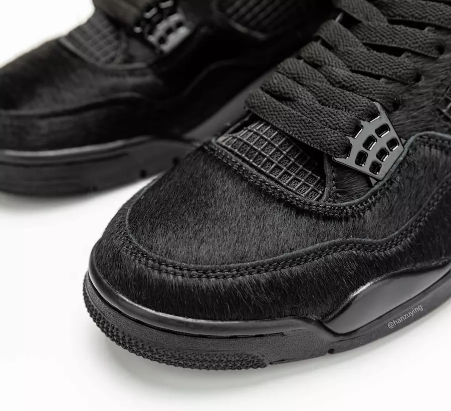 Air Jordan 4 Pony Hair Black Cat Bovine Fur CK2925-001 Útgáfudagur