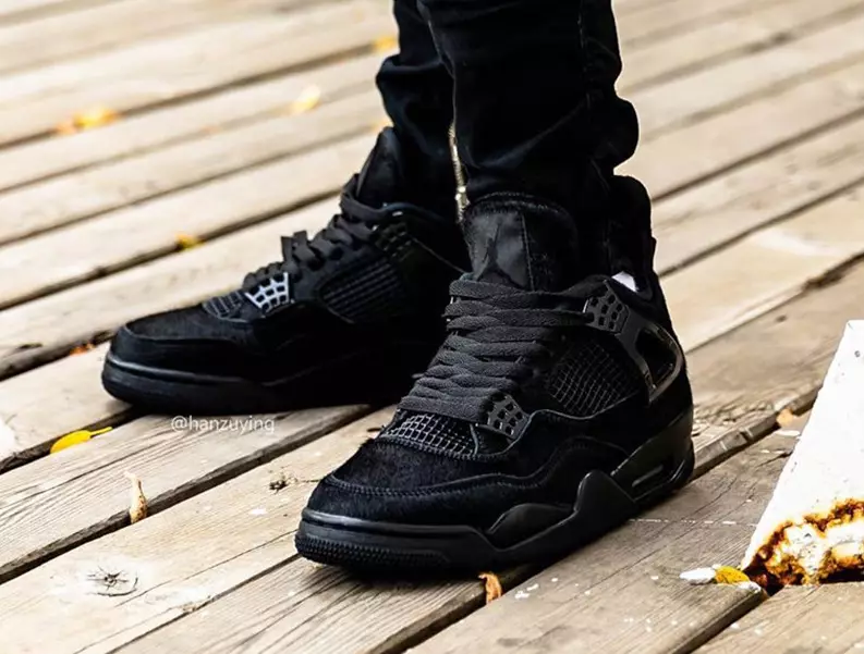 Air Jordan 4 Black Pony Hair CK2925-001 Data de llançament