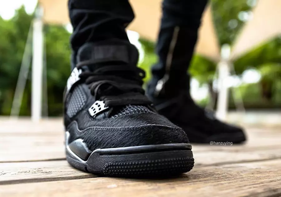 Air Jordan 4 Black Pony Hair CK2925-001 Data lansării