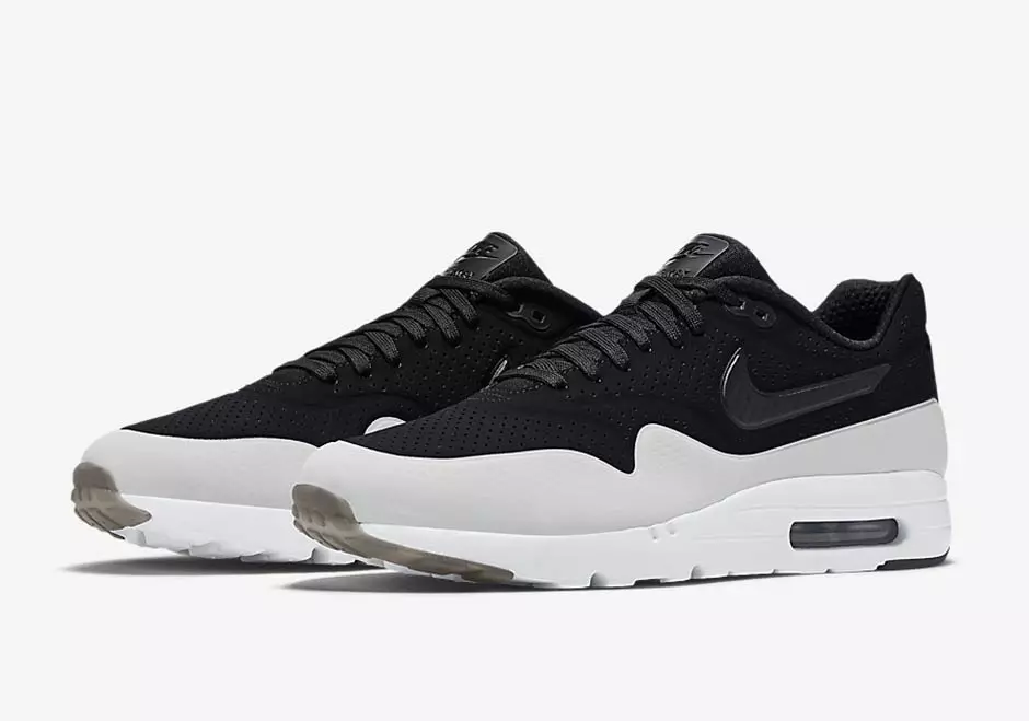 Nike Air Max 1 Ultra Moire Черный Белый Дым