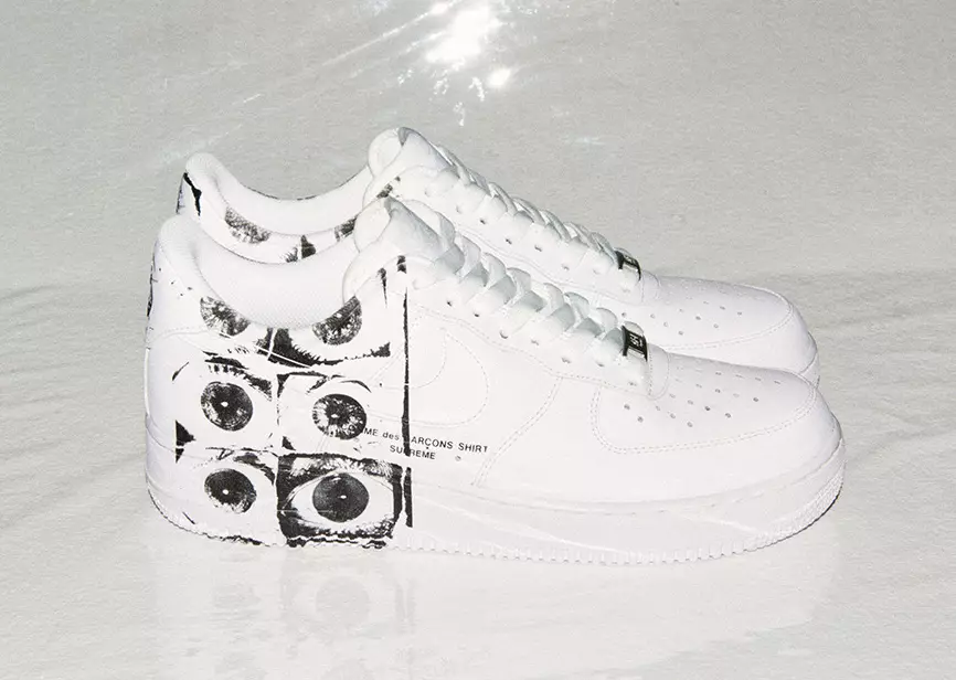 Comme des Garçons x Supreme x Nike Air Force 1 Inayotolewa Chini mnamo Mei 64888_1