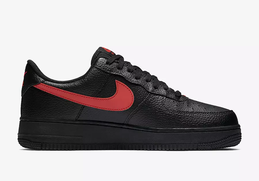 Nike Air Force 1 Giomnáisiam Íseal Dubh Dearg AA4083-011