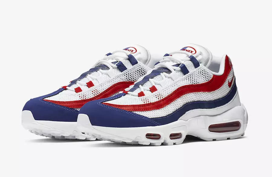 Nike Air Max 95 USA White Gym Red Royal Blue CJ9926-100 Дата выпуску