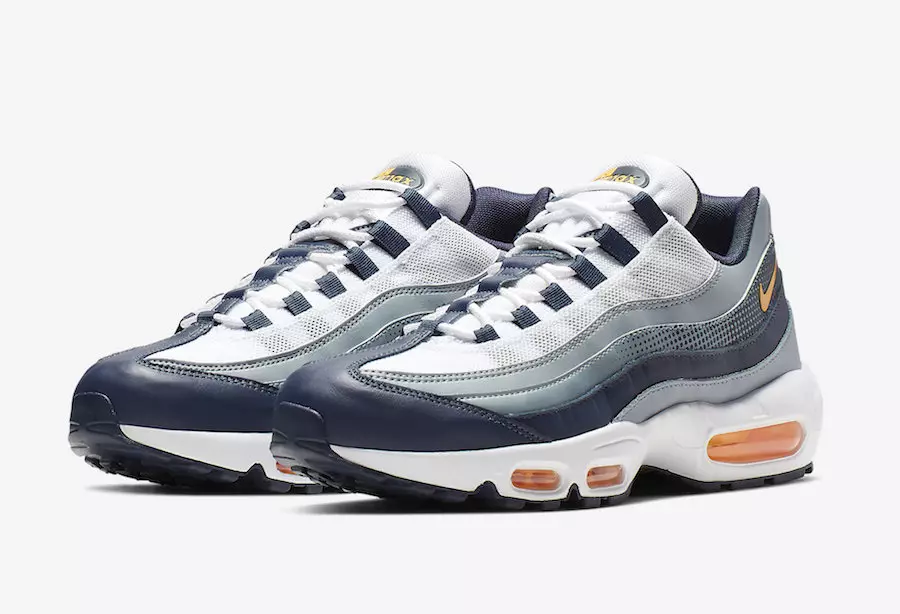 Nike Air Max 95 Midnight Navy Laser Orange AJ2018-401 Санаи барориши