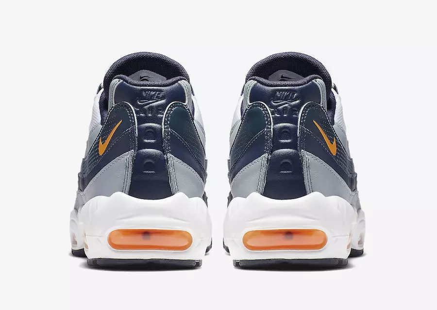 Nike Air Max 95 Midnight Navy Laser Orange AJ2018-401 תאריך שחרור