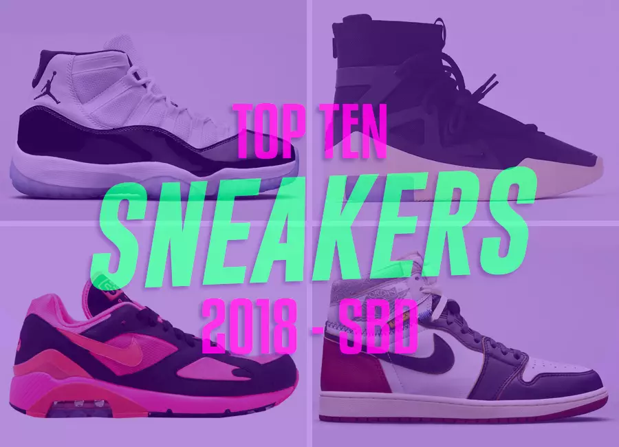 Topp 10 sneaker-släpp 2018