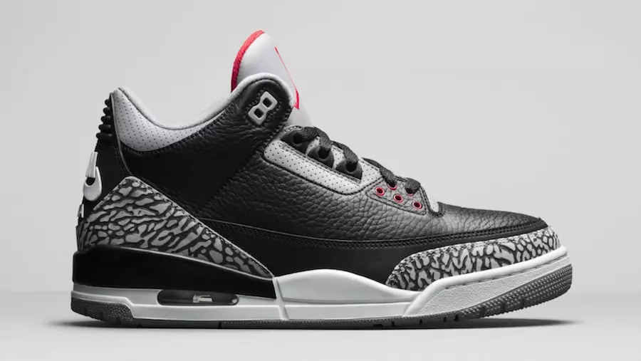 Air Jordan 3 Çimento e Zezë