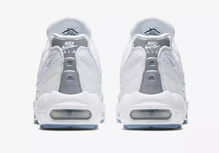 Nike Air Max 95 Essential White Silver 749766-115 Data tal-Ħruġ