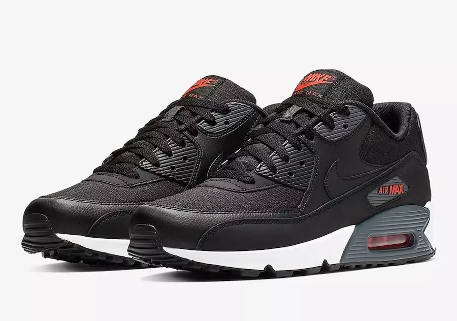 Nike Air Max 90 با رنگ قرمز Habanero مشخص شده است