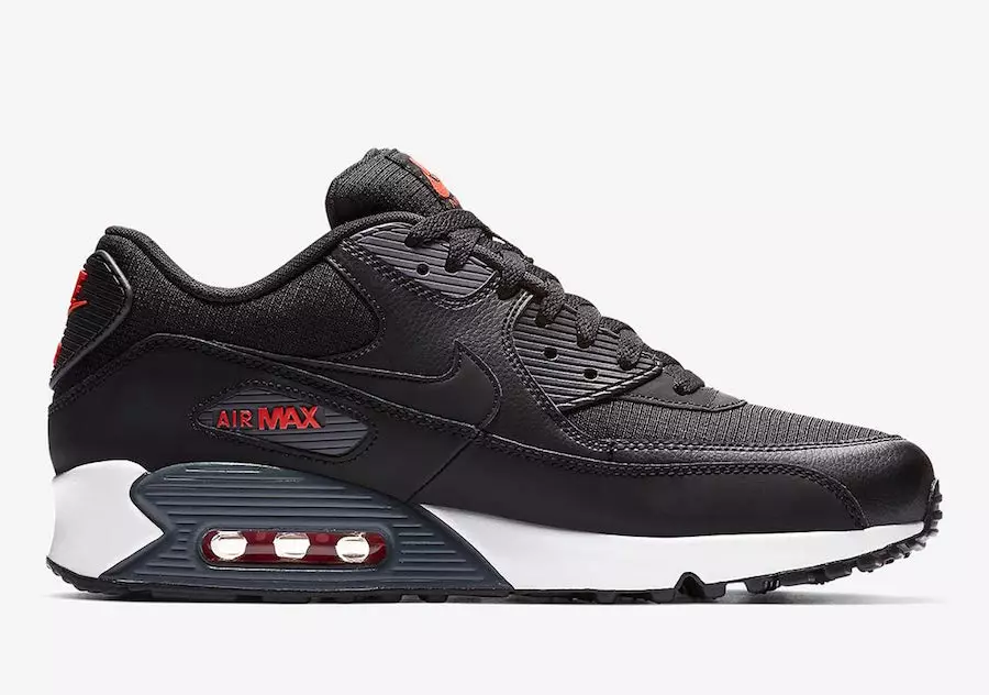 Ngày phát hành Nike Air Max 90 Black Habanero Red CD1526-001