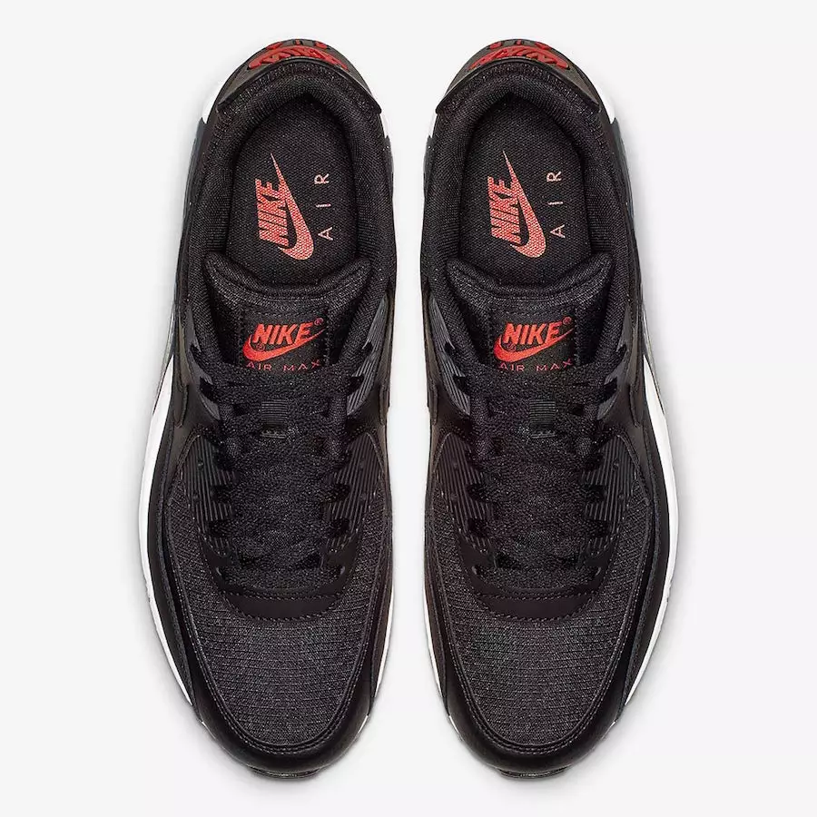 Nike Air Max 90 Black Habanero Red CD1526-001 Utgivelsesdato