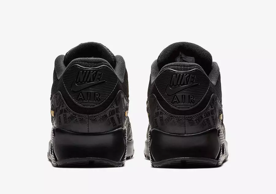 Nike Air Max 90 შავი ყვითელი BQ4685-001