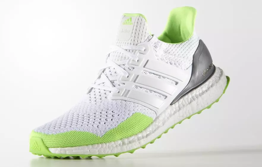 kolor adidas Ultra Boost Branco Solar Verde