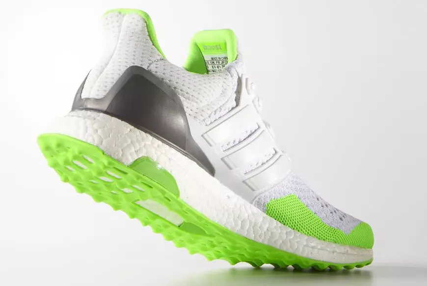 boja adidas Ultra Boost White Solar Green