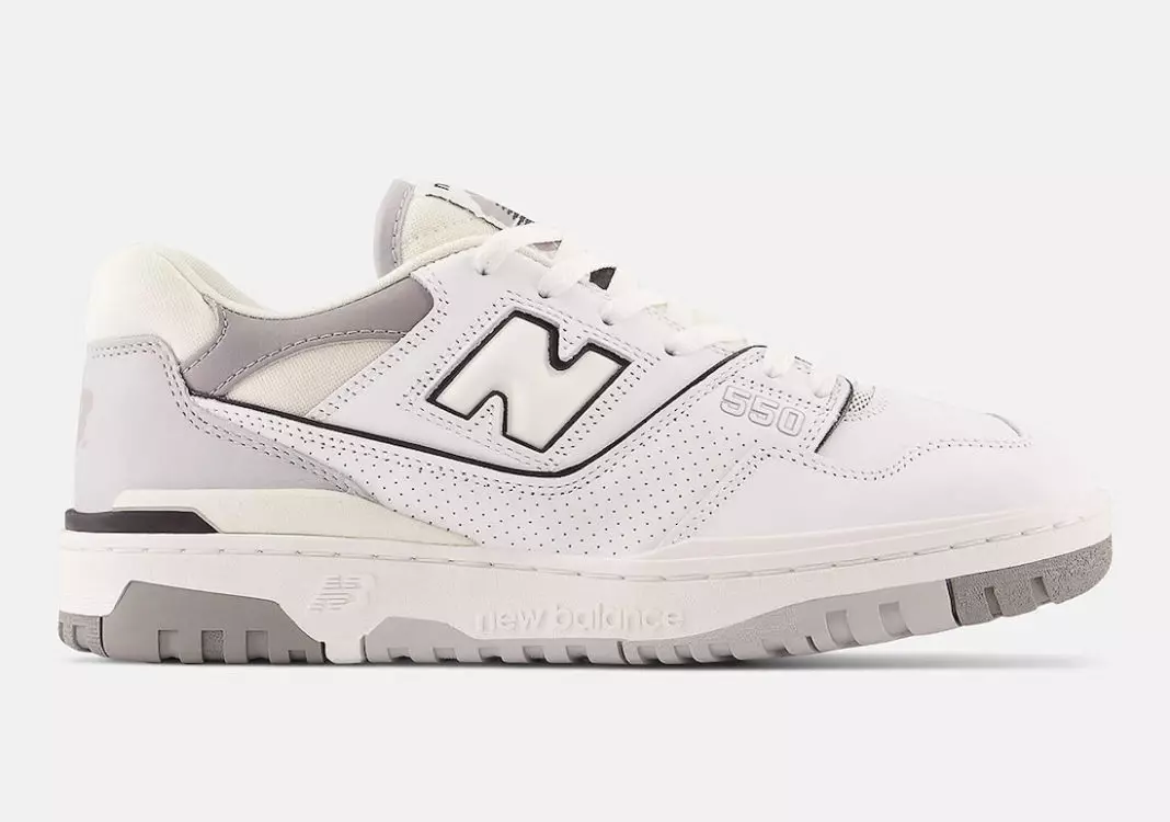 New Balance 550 White Marblehead Dark Grey BB550PWA Releasedatum