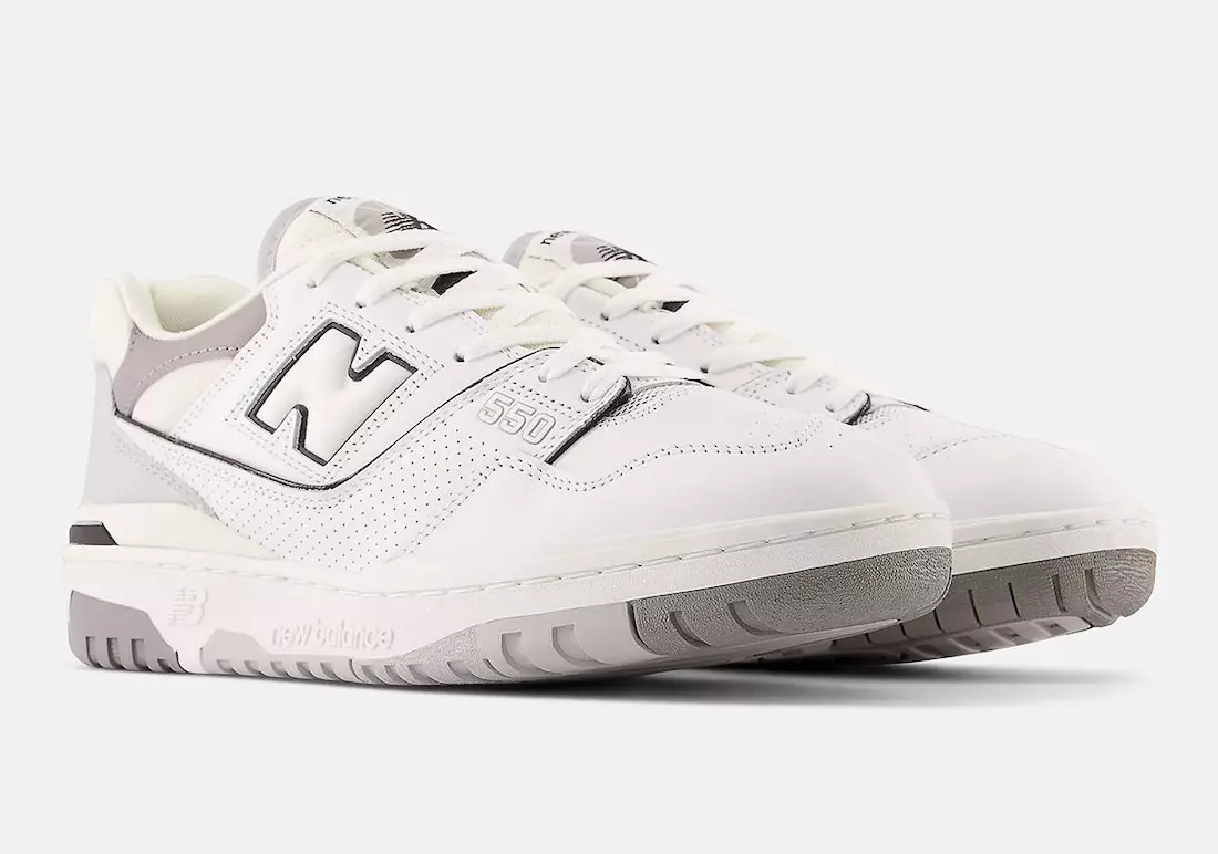 New Balance 550 White Marblehead Dark Grey BB550PWA Udgivelsesdato