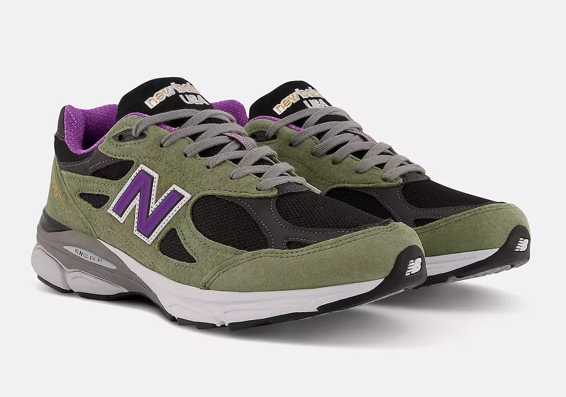 New Balance 990v3 Olive Leaf M990TC3 Útgáfudagur