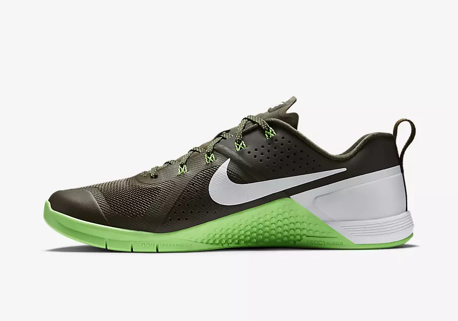 Nike Metcon 1 Cargo Khaki Green Strike Белый