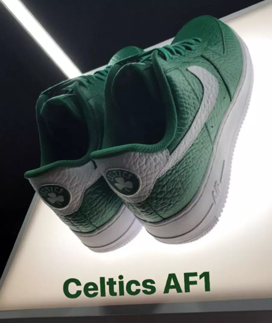 Nike Air Force 1 Nembo ya Chini ya NBA Pakiti Celtics