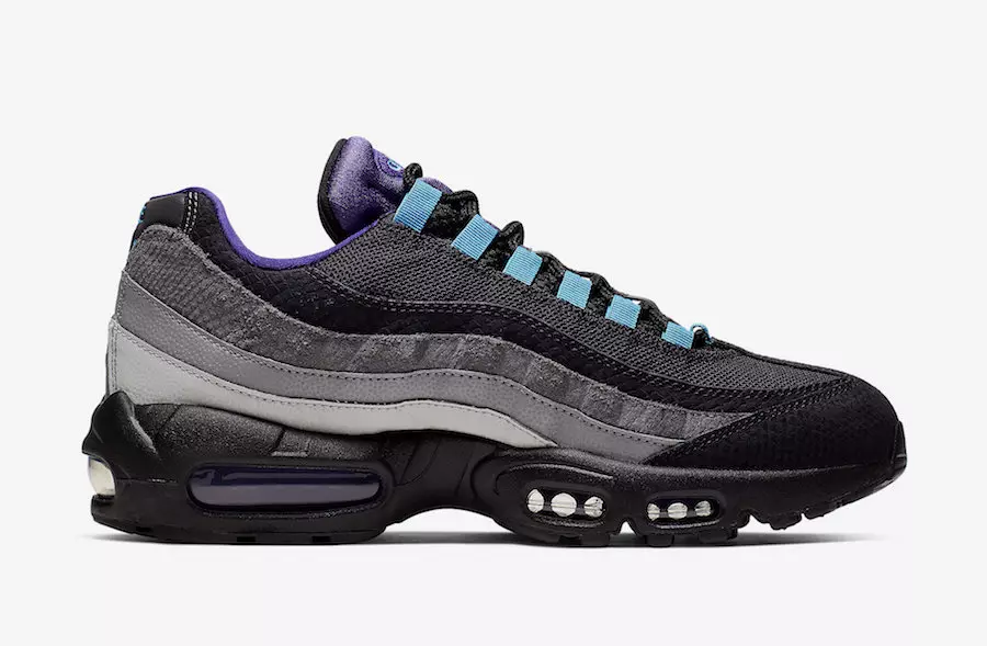 Nike Air Max 95 Black Grape Black Court Purple Teal Nebula AO2450-002 გამოშვების თარიღი