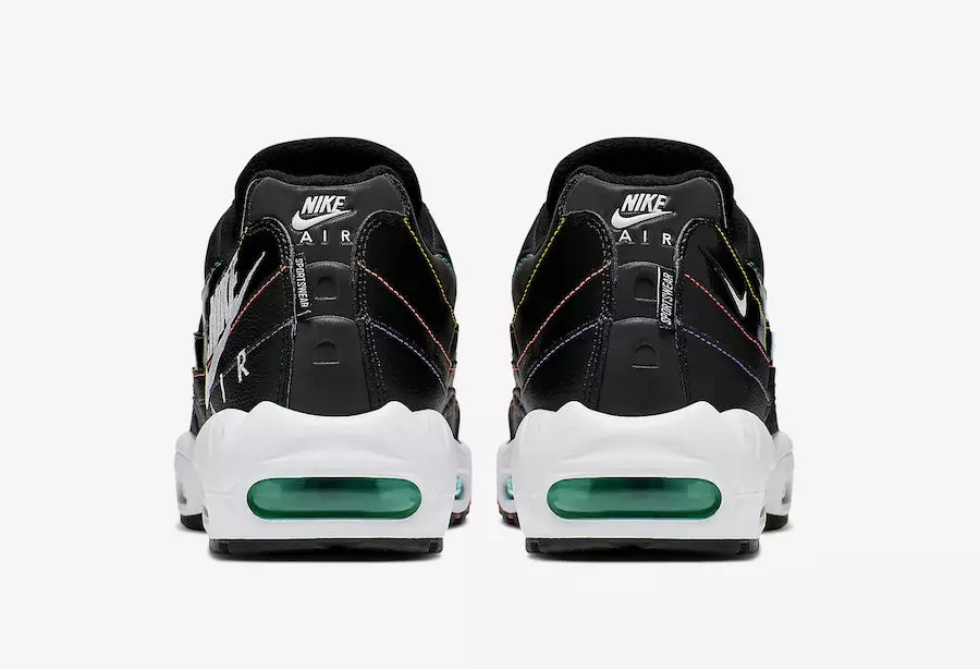 Nike Air Max 95 Black Windbreaker AJ2018-023 تاريخ الإصدار