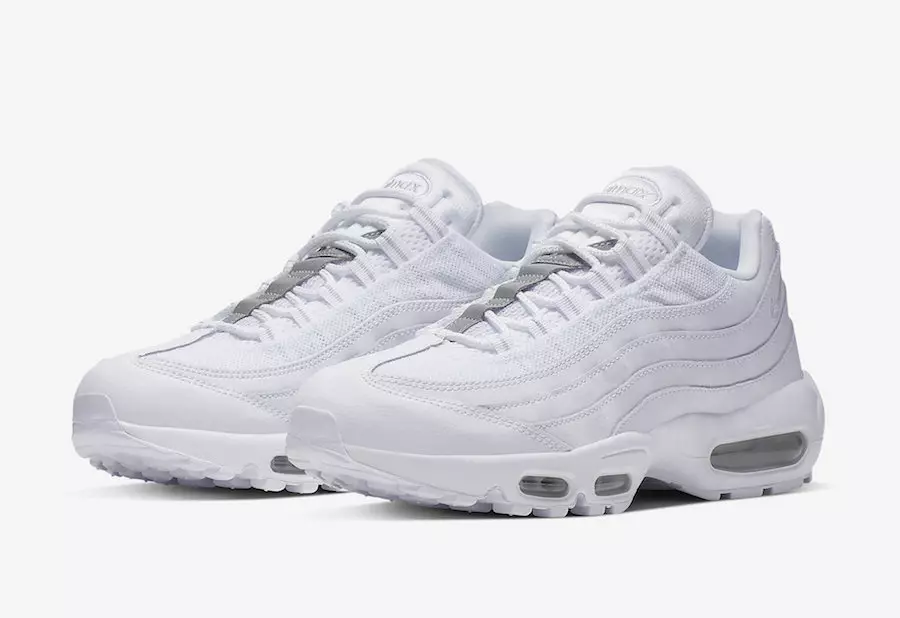 Nike Air Max 95 White Reflect, hõbedane AT9865-100 väljalaskekuupäev